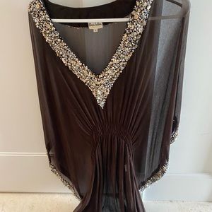Beaded Beach Coverup